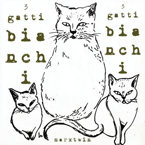 Tre gatti bianchi cover