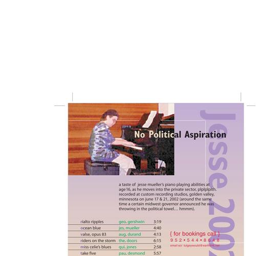 Jesse 2002 - No Political Aspiration cover