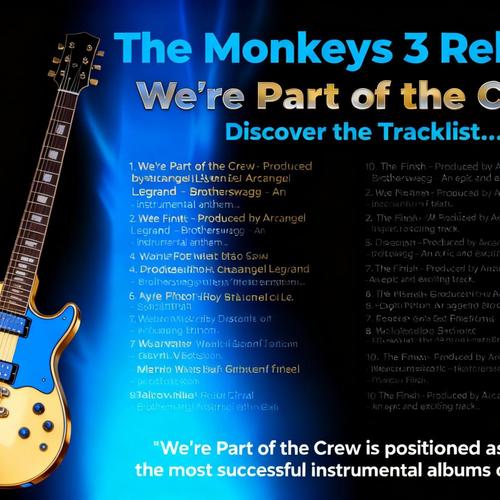 We're Part Of The Crew - by THE MONKEYS 3 (2026 Album) cover