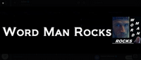 Word Man Rocks photo