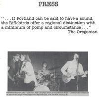The Riflebirds of Portland photo