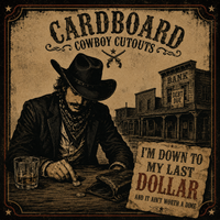 Cardboard Cowboy Cutouts photo
