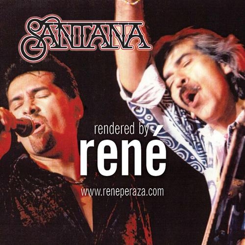 Santana Rendered by René cover