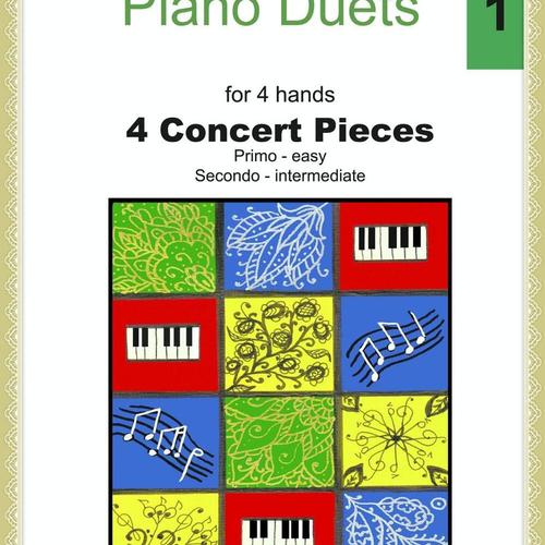 4 Concert Pieces for 4 hands cover