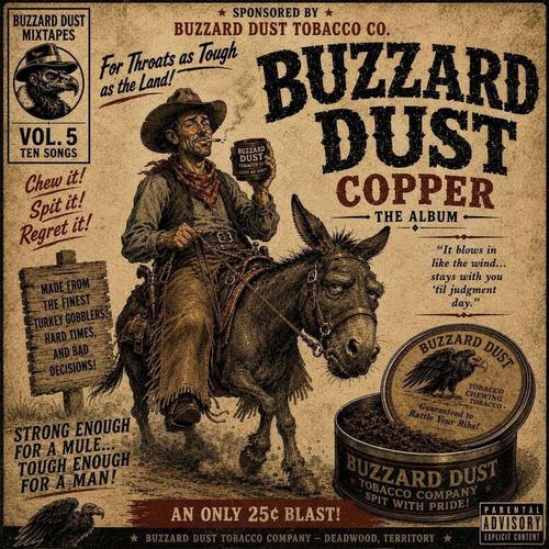 Buzzard Dust: Copper cover
