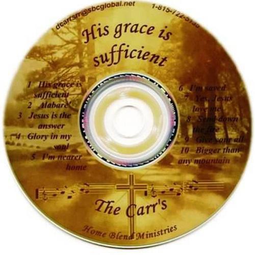 His grace is sufficient cover